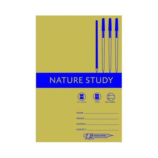 College Exercise Book Nature Study FM A4 (72 page)