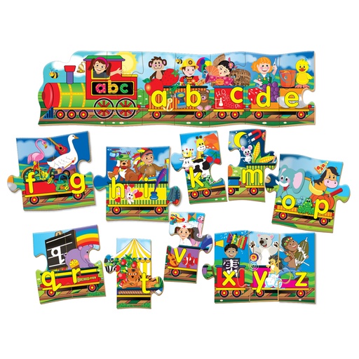 Alfabet Trein Cardboard Puzzle (28 pieces)