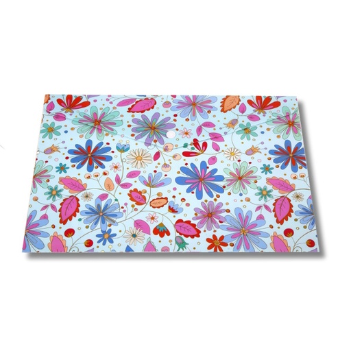 Turnowsky (Kenzel) Button Envelope A4 (blue flowers)