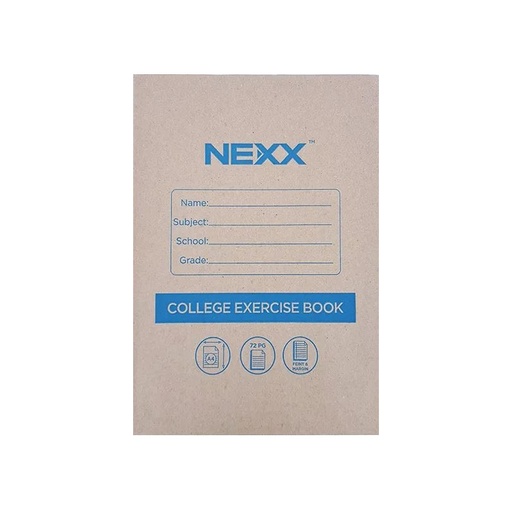 College Exercise Book FM A4 (72 page)