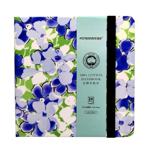 Potentate Watercolour Handbook 300gsm 160 x 160mm Hot Press (24 sheets) (021564B)