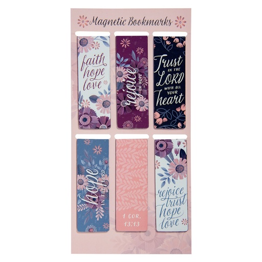 Hope in the Lord Magnetic Page Marker (6) (MGB088)