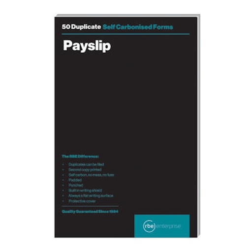 RBE Duplicate Payslip Pad A5 (F5388) (50)