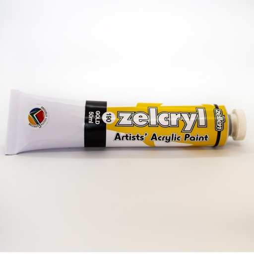 Zellen Zelcryl Acrylic Paint 50ml (gold)