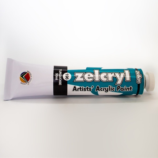 Zellen Zelcryl Acrylic Paint 50ml (turquoise)
