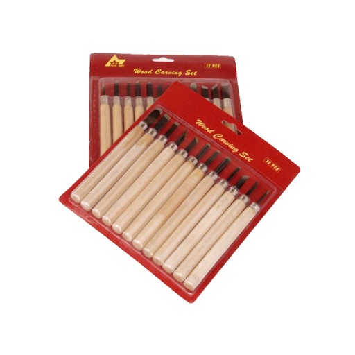 Wood Carving Tool Kit (12 piece)
