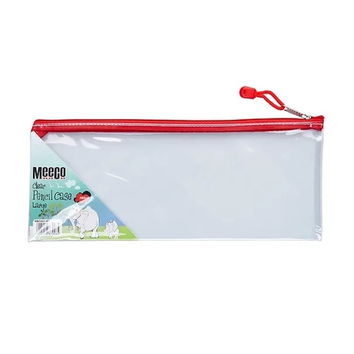 Meeco Clear Pencil Bag 33cm (assorted)