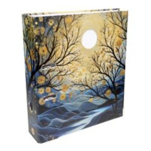 Kenzel Lever Arch File A4 70mm (yellow moon)