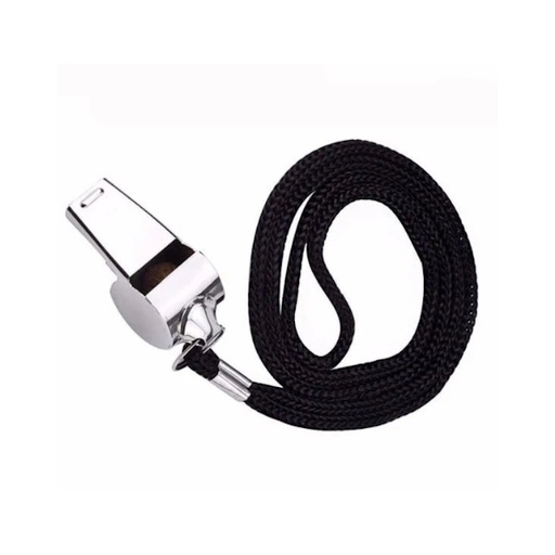 Metal Whistle with Nylon Band