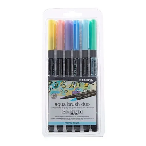 Lyra Aqua Brush Duo Pastel Tones (6)
