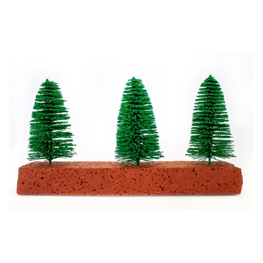 Pro-Art Scenic Medium Pine Trees 80mm (3) (7803)