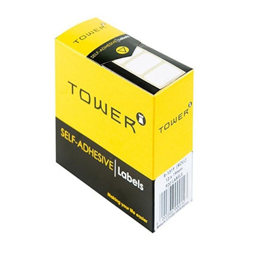 Tower Labels 13 x 19mm (white) (R1319)