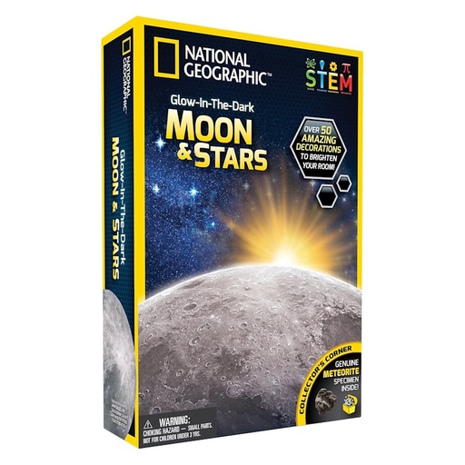 National Geographic Glow-in-the-Dark Moon & Stars