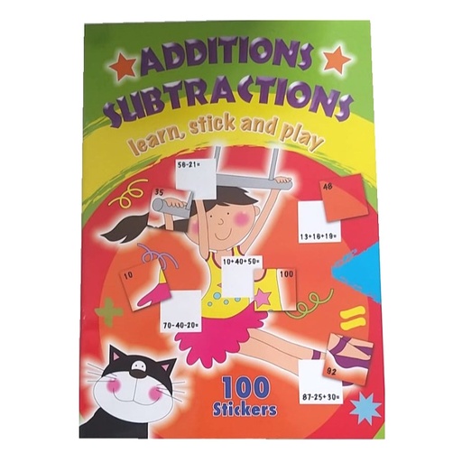 Learn, Stick and Play Additions Subtractions (A936)