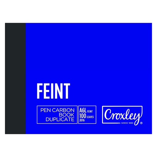 Croxley Duplicate Feint Ruled Book A6 (JD16)