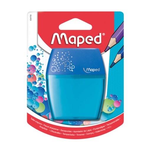 Maped 2 Hole Shaker Sharpener with Container (assorted)