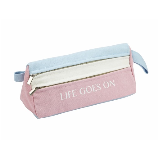 Colour Me Vibes Double Pencil Bag (pink/blue) (8230)