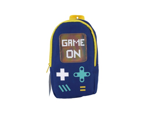 Colour Me Vibes Pencil Bag Backpack Game On 21cm (7813)