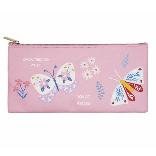 Colour Me Vibes PU Pencil Bag Butterfly 20cm (8179)