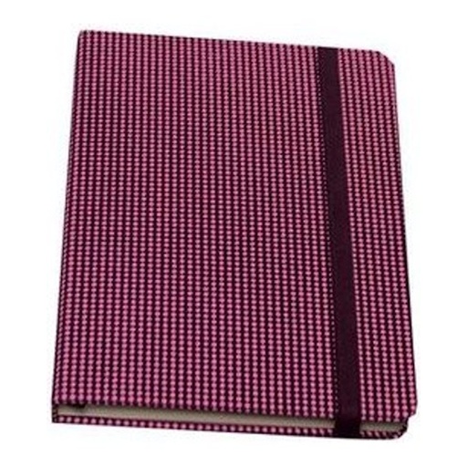 Donau Journal A5 (assorted velvet check) (192 lined cream pages)