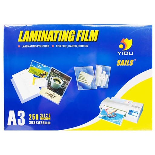 Yidu Laminating Pouch A3 250mic (100)