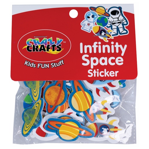 Crazy Craft Infinity Space Stickers