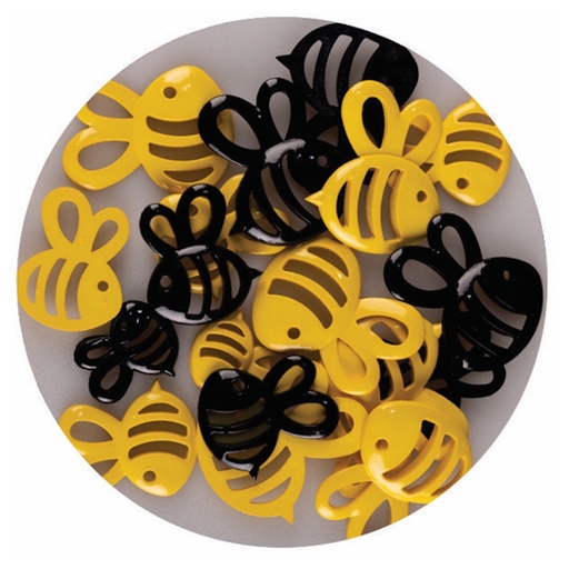 Crazy Craft Large Theme Buttons (bees)