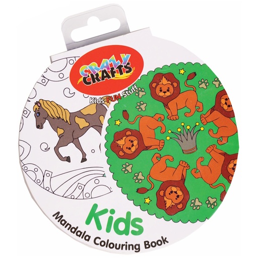 Crazy Craft Kids Mandala Colouring Book