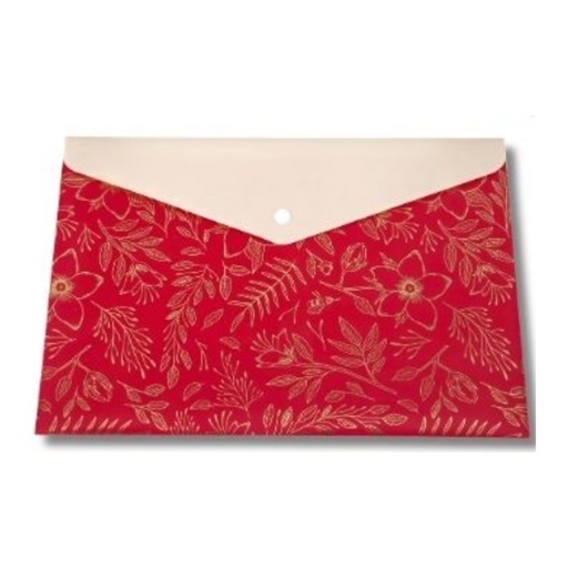 Kenzel Button Envelope A4 (CF2306) (viva magenta)