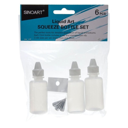 Sinoart Squeeze Bottle Set (6 piece)