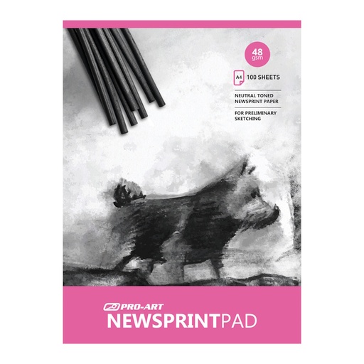 Pro-Art Newsprint Pad A4 48gsm (100 sheets)