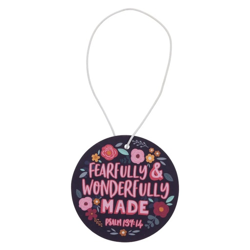 Fearfully and Wonderfully Made Car Air Freshener (AIR003)
