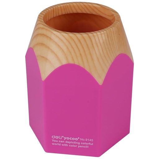 Deli Pencil Design Pen Holder (pink)
