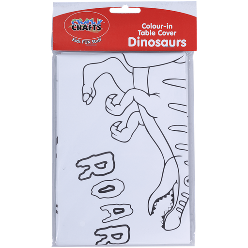 Crazy Craft Colour-in Table Cover (dinosaur)