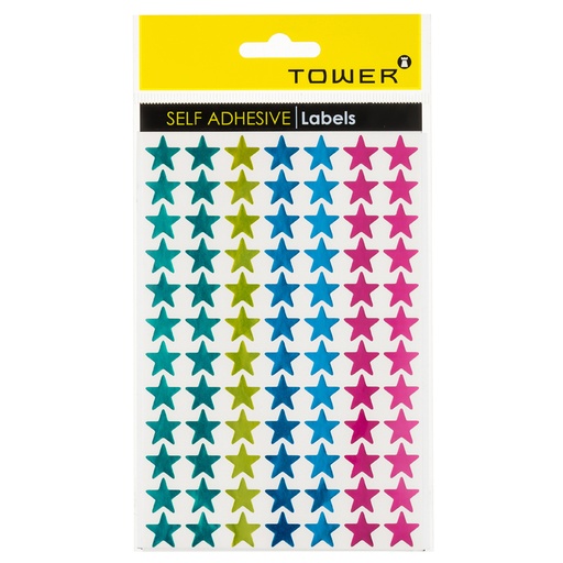 Tower Reward Stickers Mixed Metallic Stars