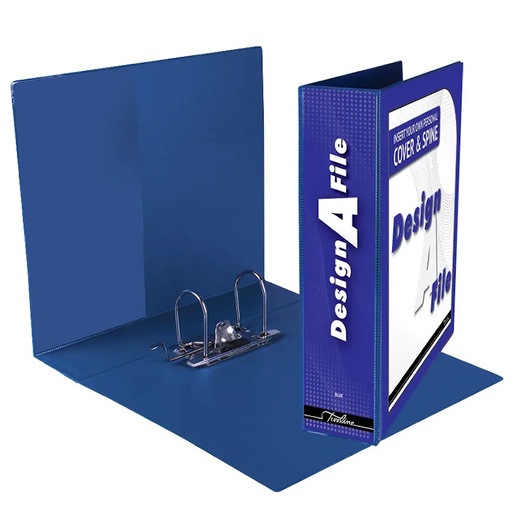 Treeline Design-a-File Lever Arch File 70mm (blue)