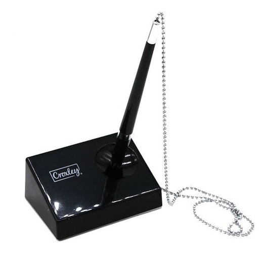 Croxley Ballpoint Pen Desk Set (black)