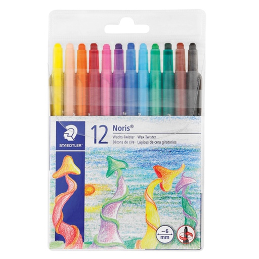 Staedtler Noris Club Retractable Crayons (12)
