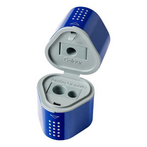 Faber-Castell Trio Sharpening Box Sharpener (blue/red)