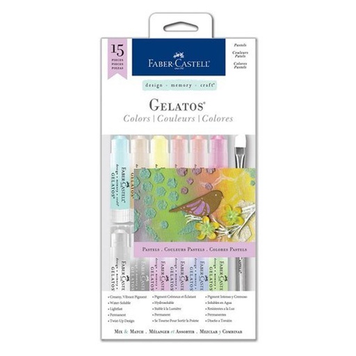 Faber-Castell Mix & Match Gelatos Pastels (15 piece)