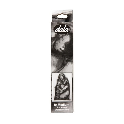 Dala Soft Willow Charcoal Sticks (10 medium)